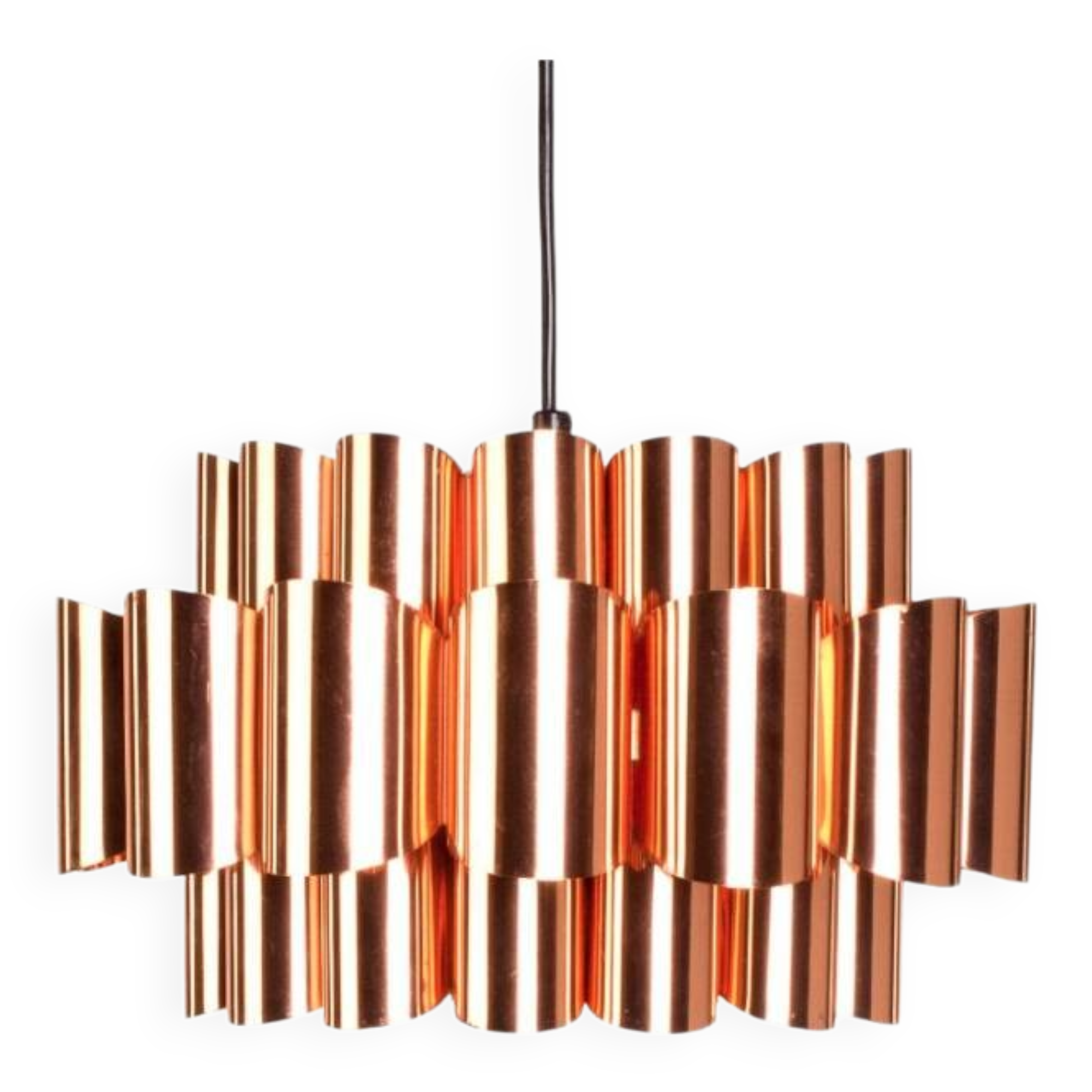 Hanging lamp by Werner Schou for Coronell Elektro Denmark, 1960s