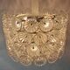Large floral chandelier Mid Century Modern attributed to Emil Stejnar 1970s