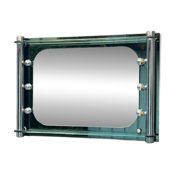 Vintage Italian Vanity Mirror with Lights, makeup art stylish fashion mirror