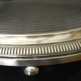 Silver-plated trivet.