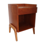 Scandinavian-style compass-footed bedside