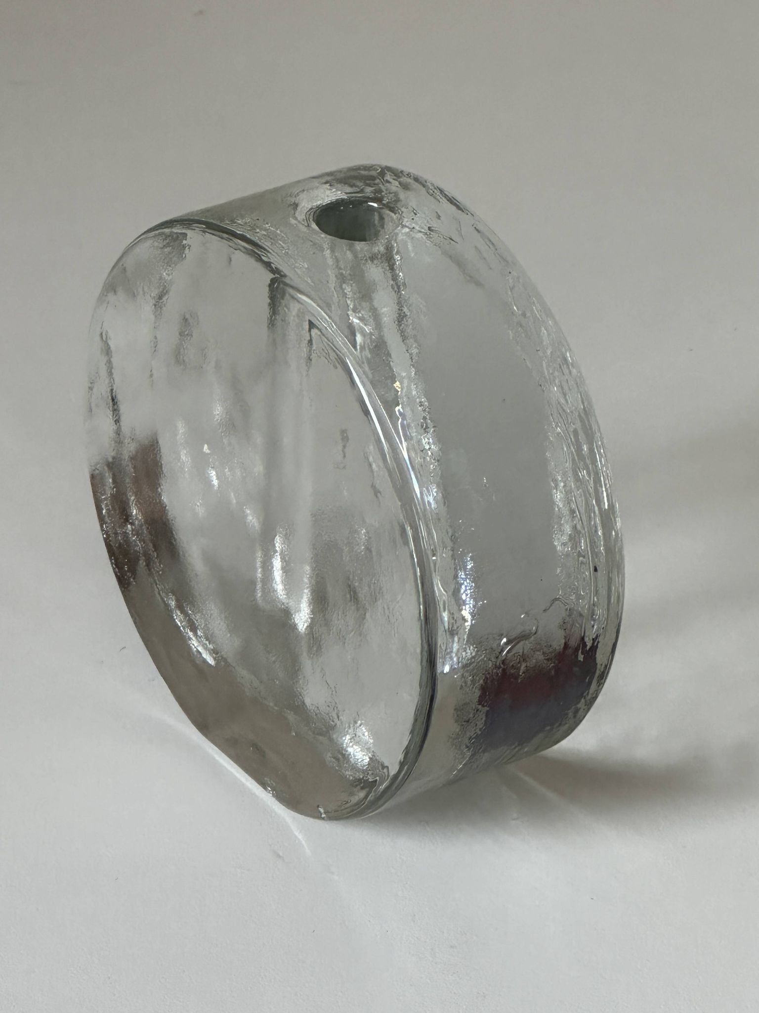 Walter glass vintage soliflore vase from the 70s