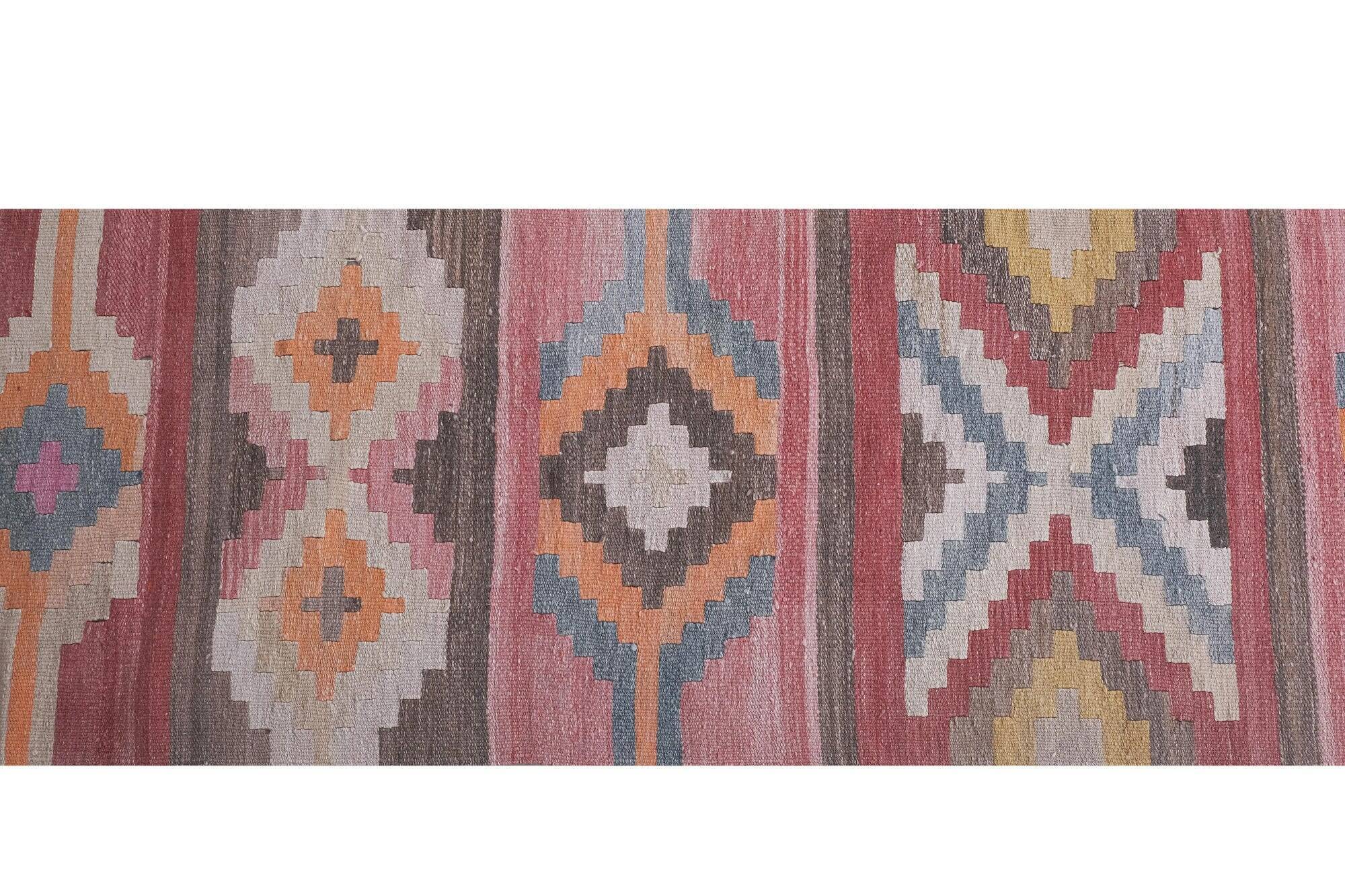 Vintage Turkish hallway rug 75x660 cm
