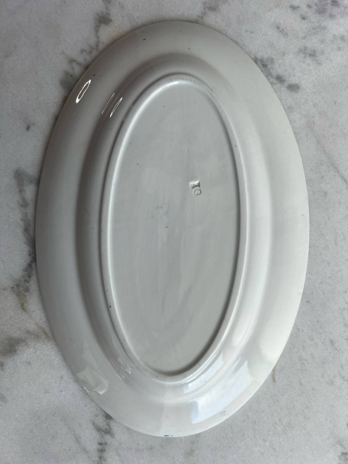 Capri Sarreguemines presentation dish