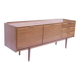 Bevelled vintage Scandinavian sideboard