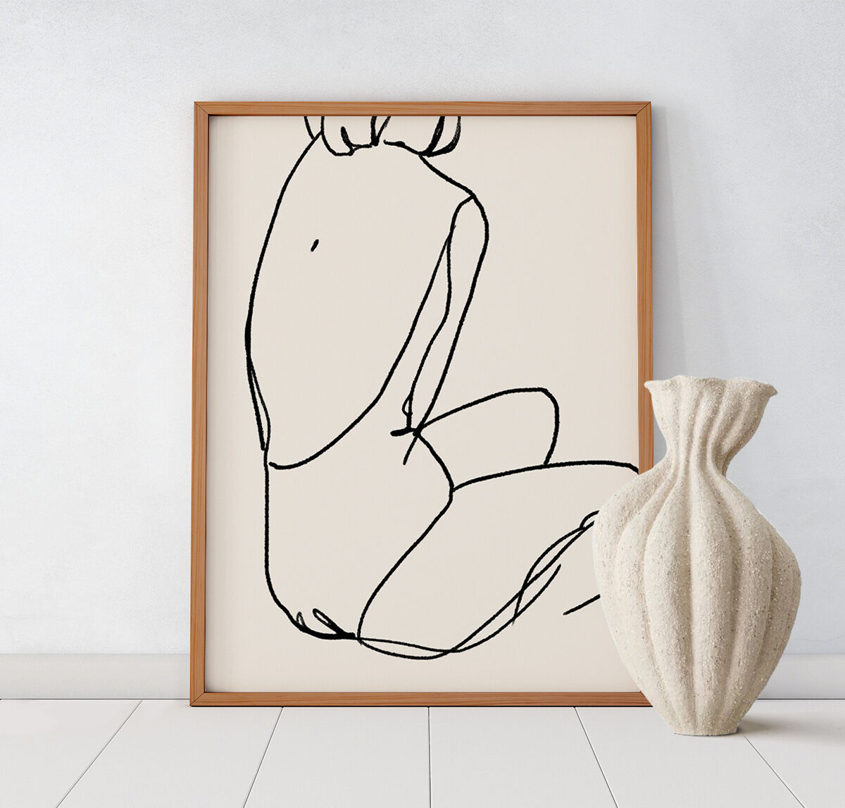 Female figure giclee art print, 50x70cm