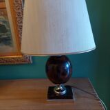 Lamp with lampshade 80'S Delmas