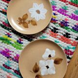 Set of 10 MDL stoneware dessert plates