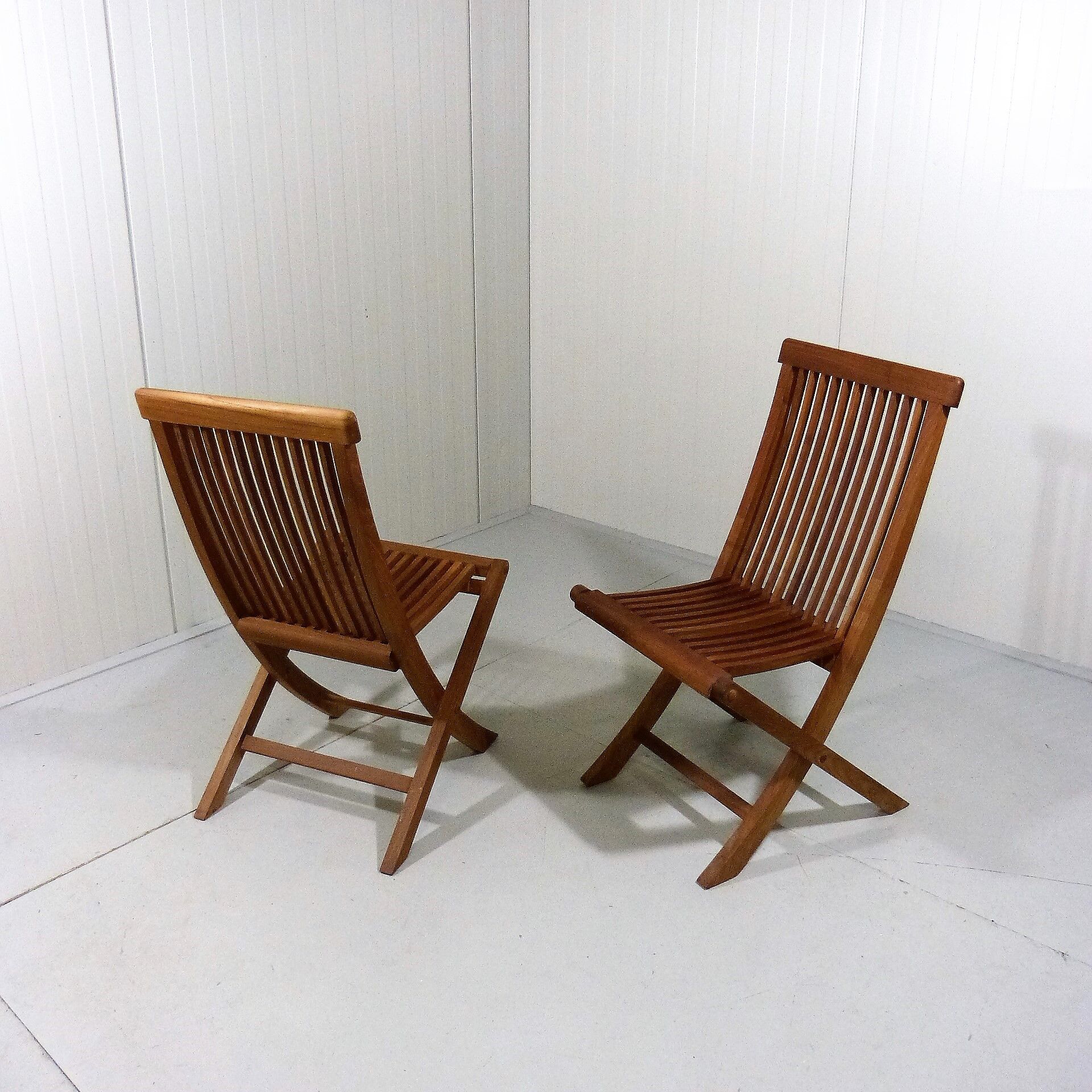 Danish teak garden chairs 1980-90’s