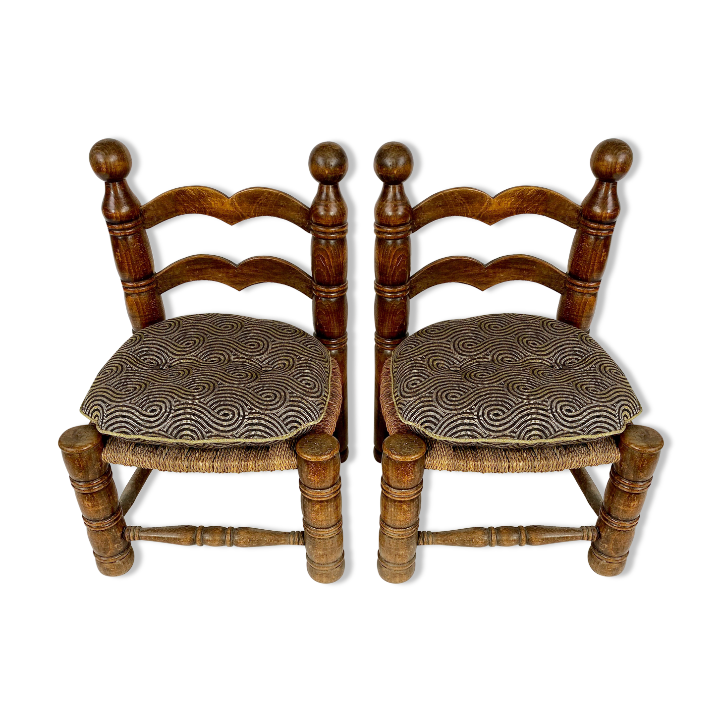 Paire de chaises bretonnes années 30