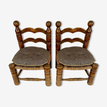 Pair of Breton chairs 30s