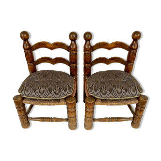 Paire de chaises bretonnes années 30