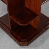 French Art Deco Side Table in Wood, circa 1920
