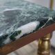 Tables gigognes en marbre vert
