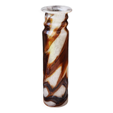 Spiegelau Crystal Glass Vase air Bubble Mesh Amber Glass    - NO hallmark   - 32cm tall