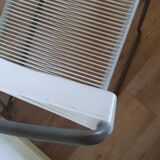 Chaise en fil scoubidou années 90