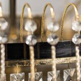 Chandelier 6 lights metal brass 70