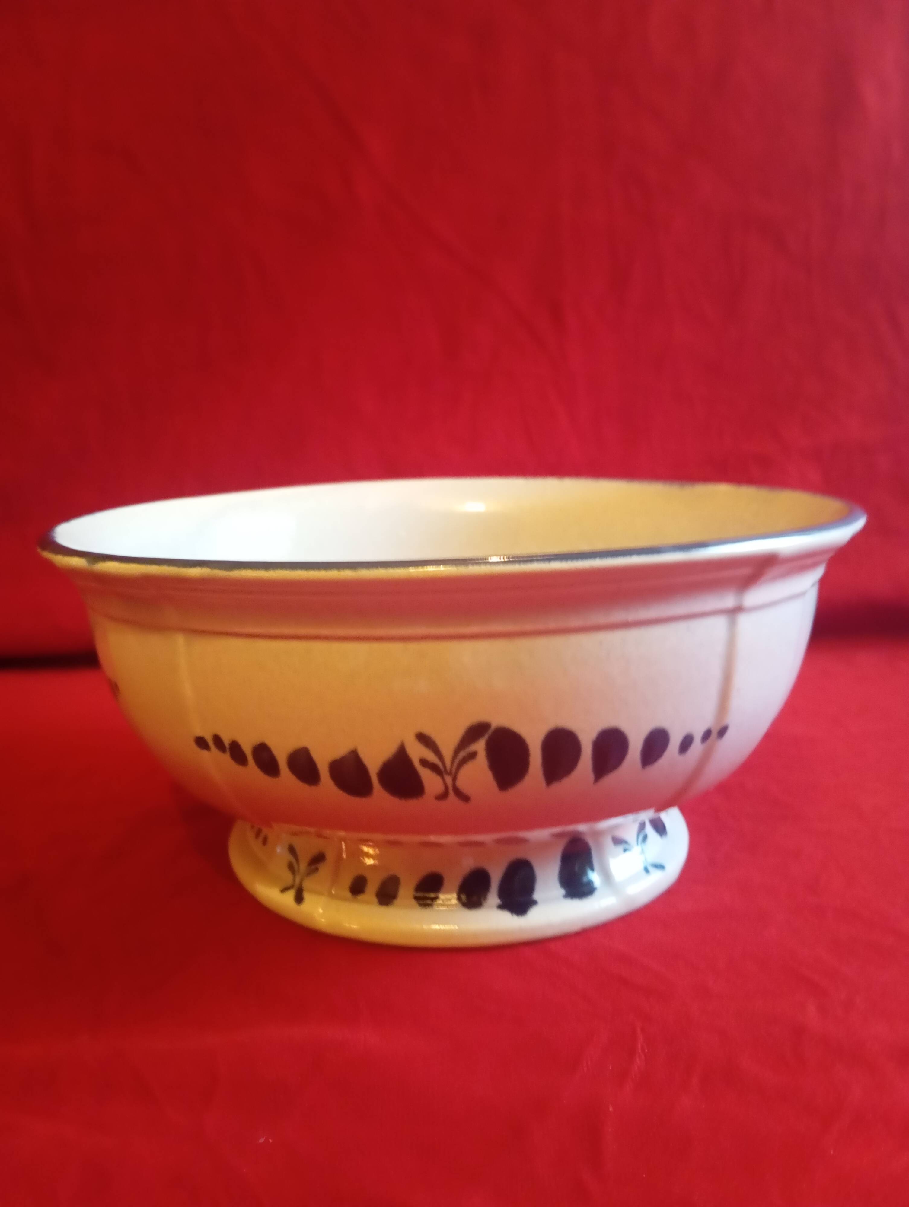 Saladier en faience de Pornic modèle "Stuart"