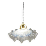 Opaline glass pendant light