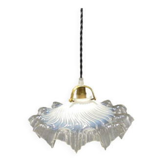 Opaline glass pendant light