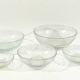 Bauhaus style 1930s glass bowls