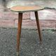 Mid century coffee table french cocktail vintage design 1960 scandinavian tripod