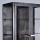 polished iron medical cabinet, 1950’s