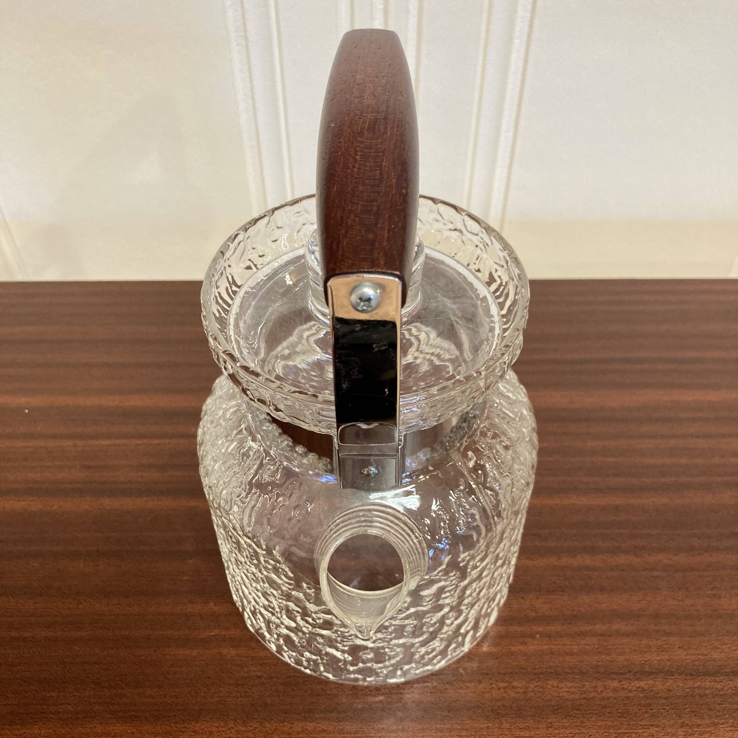 Scandinavian glass teapot design 1950.