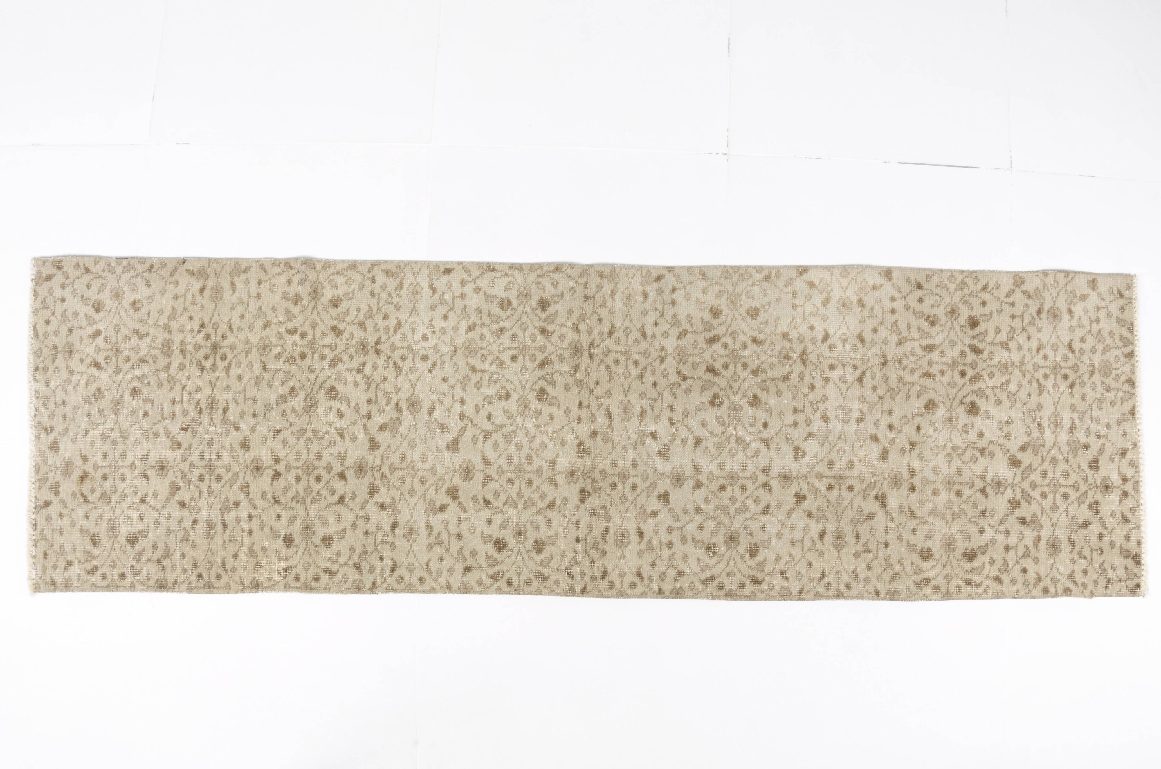 Oushak Pastel Hallway Runner Rug sku 1097