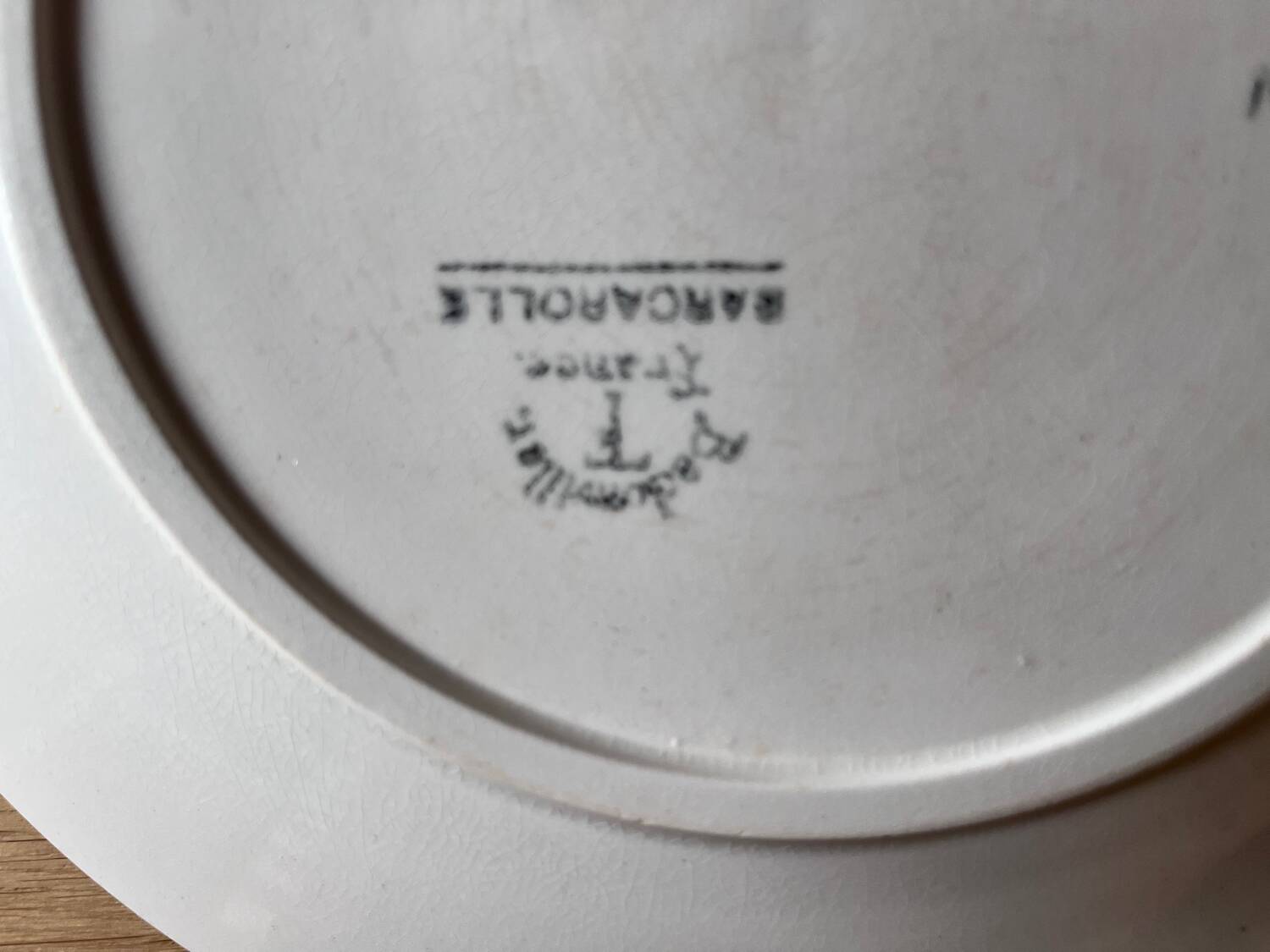 Large Badonviller Barcarolle Plate