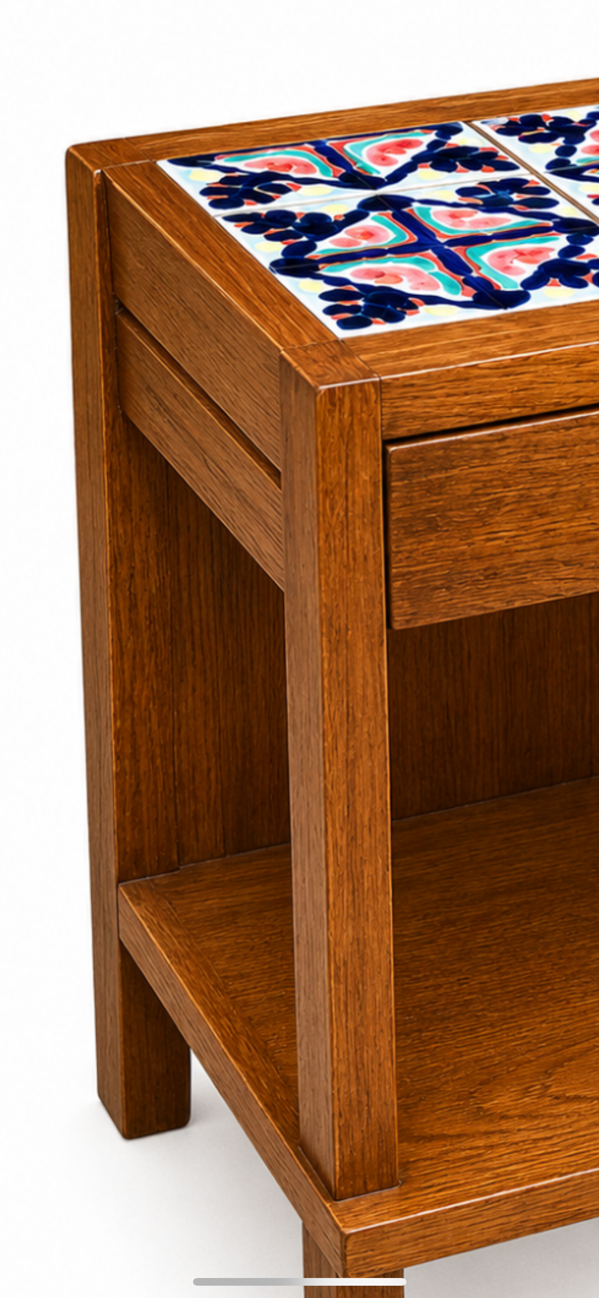 Old bedside table by Guillerme and Chambron