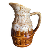 Wine decanter revol in stoneware brown shades
