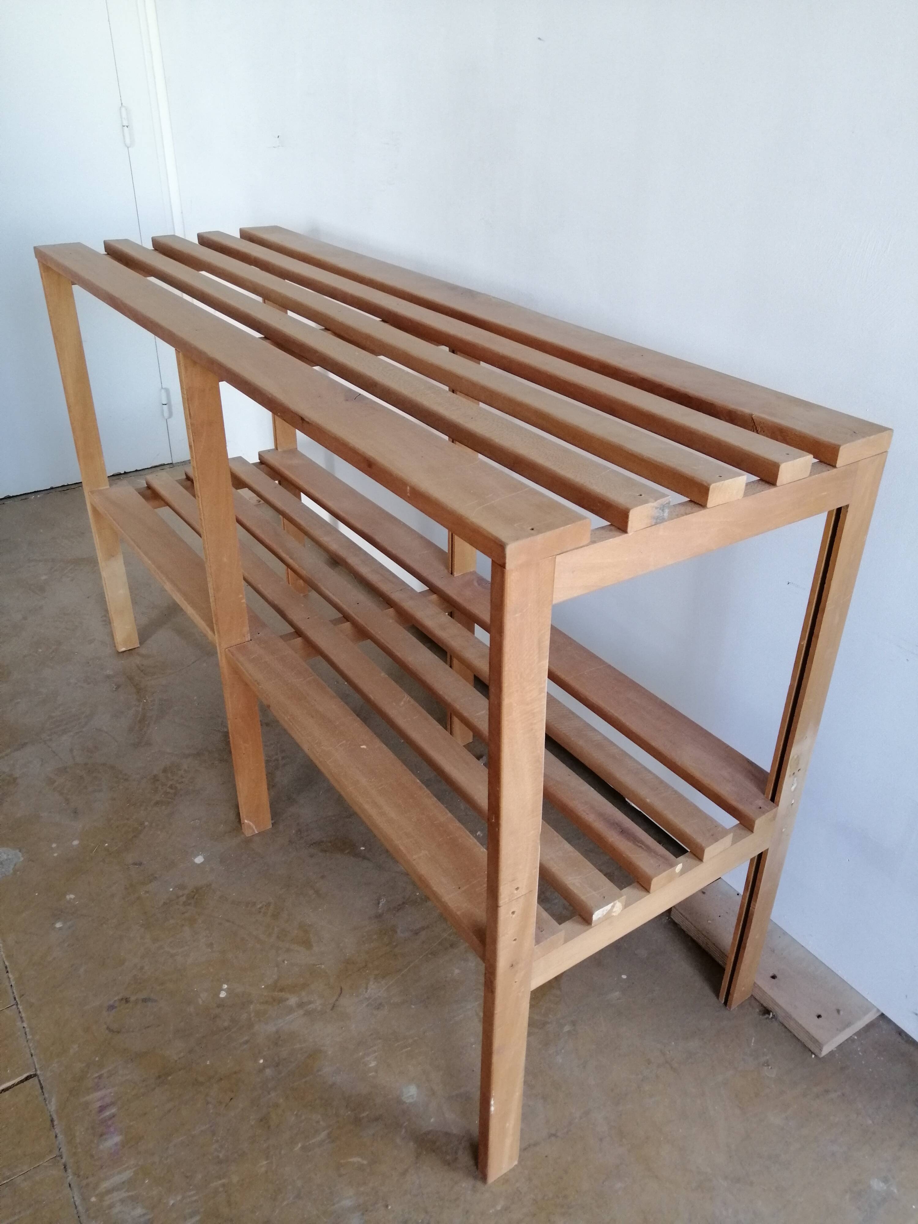 Étagère bois massif tilleul