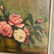 Peinture nature morte bouquet de roses
