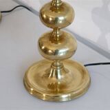 Paire de lampes scandinave en laiton 1970