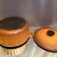 Cast iron casserole marked Le Creuset