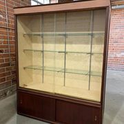 Vitrine en bois vintage / buffet / armoire murale