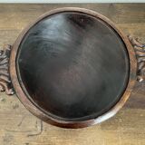 Hollow carved wooden dish