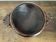 Hollow carved wooden dish