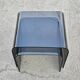 Pair of Waterfall nesting tables in tinted glass attributed to FIAM 1980s.