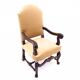 A pair of antique armchairs, Western Europe, around 1900. After renovation