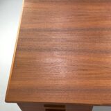 Danish teak desk with drawers, 1960s