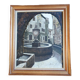 Oil on canvas Lainas Fontaine Saint Paul de Vence signed framed 72 X 62
