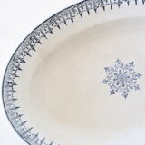 Oval dish, Saint Amand, iron earth