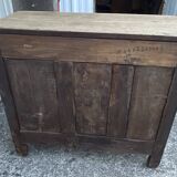Louis XV chest of drawers in solid oak, late 18th century – Loire Valley