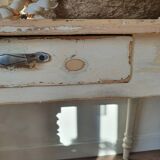 Vintage 1-drawer wooden table