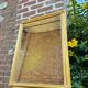 Louis XVI Style Rectangular Mirror In Wood And Golden Stucco
