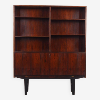 Rosewood bookcase, Danish design, 1960s, manufactured by Omann Jun