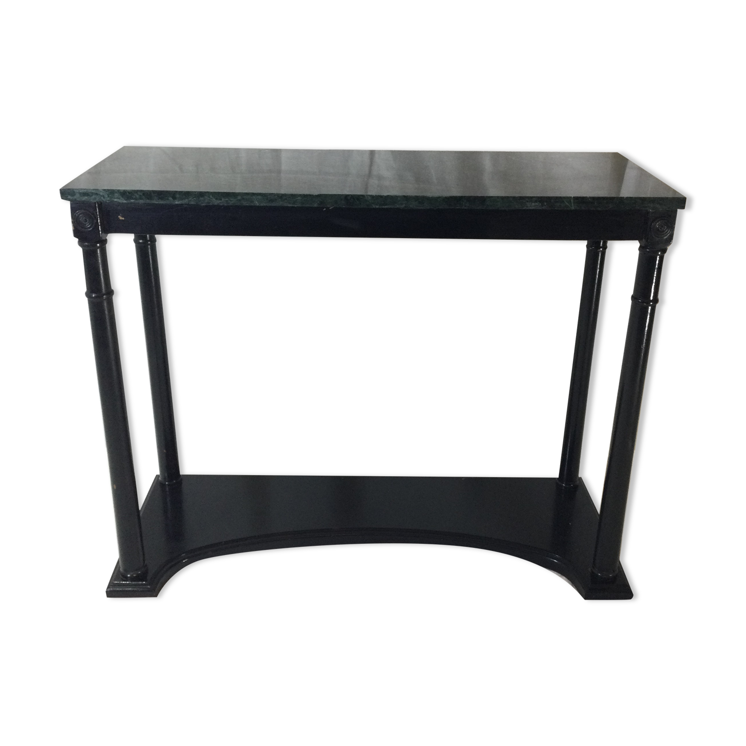 Wood and marble console