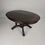 Table de centre de la Forêt-Noire par Matthijs Horrix pour Horrix Den Haag, années 1890.